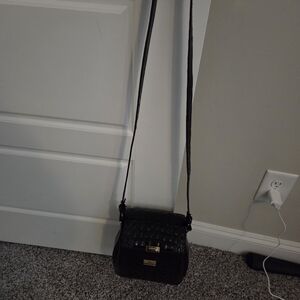 Brahmin Black Crocodile Crossbody Bag